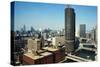 View of the Twin Towers in Chicago-null-Stretched Canvas