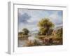 View of the Tyne - the Ferry-F. Jackson-Framed Giclee Print