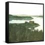 View of the Tyri Fjord Near the City of Olso (Former Christiania), Norway, Sopic View-Leon, Levy et Fils-Framed Stretched Canvas