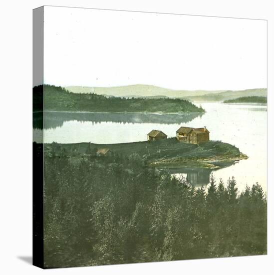 View of the Tyri Fjord Near the City of Olso (Former Christiania), Norway, Sopic View-Leon, Levy et Fils-Stretched Canvas