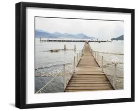 View of the Ubatuba Bay, State of Sao Paulo, Brazil, South America-Karol Kozlowski-Framed Photographic Print