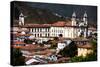View of the Unesco World Heritage City of Ouro Preto in Minas Gerais Brazil-Curioso Travel Photography-Stretched Canvas
