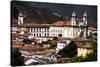 View of the Unesco World Heritage City of Ouro Preto in Minas Gerais Brazil-Curioso Travel Photography-Stretched Canvas