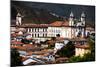 View of the Unesco World Heritage City of Ouro Preto in Minas Gerais Brazil-Curioso Travel Photography-Mounted Photographic Print