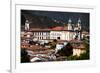 View of the Unesco World Heritage City of Ouro Preto in Minas Gerais Brazil-Curioso Travel Photography-Framed Photographic Print