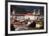 View of the Unesco World Heritage City of Ouro Preto in Minas Gerais Brazil-Curioso Travel Photography-Framed Photographic Print