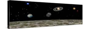 View of the Universe and Planets as Seen from a Distant Moon-null-Stretched Canvas