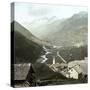 View of the Val Bedretto Near the Saint-Gothard Mountain Pass (Switzerland), Circa 1865-Leon, Levy et Fils-Stretched Canvas