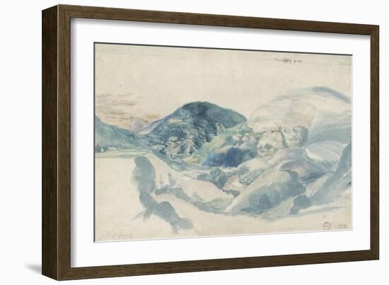 View of the Val De Cembra (Wehlsch Pirg), 1494-Albrecht Dürer-Framed Giclee Print