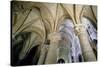 View of the Vaulting in the Ambulatory, C.1140-44 (Photo)-French-Stretched Canvas