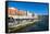 View of the Venetian Port of Chania, Crete, Greek Islands, Greece, Europe-Michael Runkel-Framed Stretched Canvas