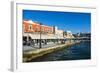 View of the Venetian Port of Chania, Crete, Greek Islands, Greece, Europe-Michael Runkel-Framed Photographic Print