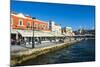 View of the Venetian Port of Chania, Crete, Greek Islands, Greece, Europe-Michael Runkel-Mounted Photographic Print