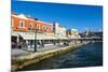 View of the Venetian Port of Chania, Crete, Greek Islands, Greece, Europe-Michael Runkel-Mounted Photographic Print