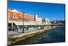 View of the Venetian Port of Chania, Crete, Greek Islands, Greece, Europe-Michael Runkel-Mounted Photographic Print