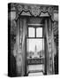 View of the Victoria Monument from Inside Buckingham Palace, London, 1935-null-Stretched Canvas