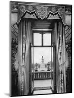 View of the Victoria Monument from Inside Buckingham Palace, London, 1935-null-Mounted Giclee Print