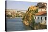 View of the Vila Nova De Gaia and the Arrabida Bridge-Mallorie Ostrowitz-Stretched Canvas