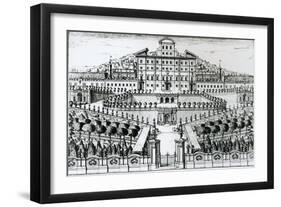 View of the Villa Aldobrandini from the Garden-Alessandro Spechi-Framed Giclee Print