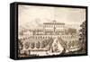 View of the Villa Del Barone, from 'Views of Tuscany' by Giuseppe Bouchard, Published 1744-57-Giuseppe Zocchi-Framed Stretched Canvas