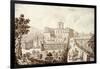 View of the Villa Di Montughi, from 'Views of Tuscany' by Giuseppe Bouchard, Published 1744-57-Giuseppe Zocchi-Framed Giclee Print