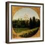 View of the Villa Medici, Rome-Jean-Auguste-Dominique Ingres-Framed Giclee Print