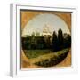 View of the Villa Medici, Rome-Jean-Auguste-Dominique Ingres-Framed Giclee Print