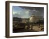 View of the Villa Medicis, Rome, 1815-Nicolas Antoine Taunay-Framed Giclee Print