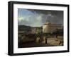 View of the Villa Medicis, Rome, 1815-Nicolas Antoine Taunay-Framed Giclee Print