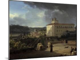 View of the Villa Medicis, Rome, 1815-Nicolas Antoine Taunay-Mounted Giclee Print