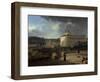 View of the Villa Medicis, Rome, 1815-Nicolas Antoine Taunay-Framed Giclee Print