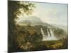 View of the Villa of Marcenas and Falls of Anio-Julius Caesar Ibbetson-Mounted Giclee Print