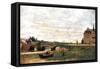 View of the Village, C1855-1892-Stanislas Lepine-Framed Stretched Canvas