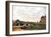 View of the Village, C1855-1892-Stanislas Lepine-Framed Giclee Print