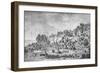 View of the Village North of Agady in the Bertat Region-Frederic Cailliaud-Framed Giclee Print
