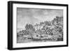 View of the Village North of Agady in the Bertat Region-Frederic Cailliaud-Framed Giclee Print