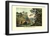 View of the Village of Ben, In Cayor-null-Framed Art Print