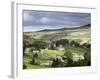 View of the Village of Langthwaite in Arkengarthdale, Yorkshire, England, United Kingdom-John Woodworth-Framed Photographic Print