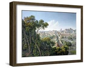 View of the Viminale Hill, Rome, C.1800-Louis-Francois Cassas-Framed Giclee Print