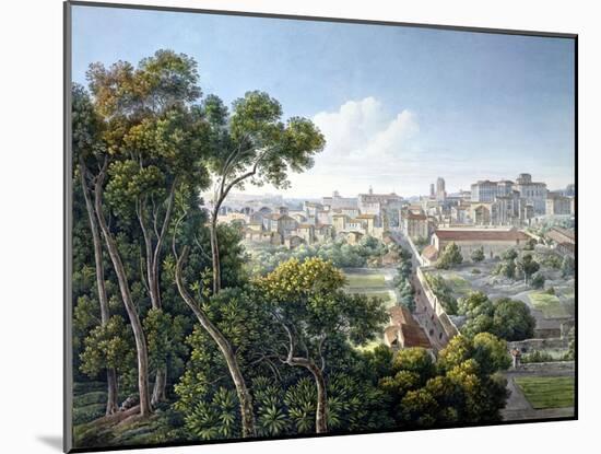 View of the Viminale Hill, Rome, C.1800-Louis-Francois Cassas-Mounted Giclee Print