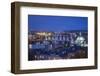 View of the Vltava River and Prague, Czech Republic-Jon Arnold-Framed Photographic Print