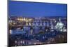 View of the Vltava River and Prague, Czech Republic-Jon Arnold-Mounted Photographic Print