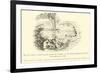 View of the Volcanic Island of Santorin, in the Greek Archipelago, During the Eruption of 1866-null-Framed Premium Giclee Print