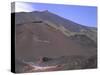 View of the Volcanic Scenery of Mount Etna, Sicily, Italy-Peter Thompson-Stretched Canvas