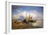 View of the Volga. Boats, 1870-Fyodor Alexandrovich Vasilyev-Framed Giclee Print