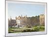 View of the Wall of London on Tower Hill, London, 1818-Robert Blemmell Schnebbelie-Mounted Giclee Print