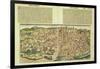 View of the Walled City of Florence, from the Nuremberg Chronicle by Hartmann Schedel 1493-null-Framed Giclee Print