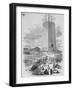 View of the Washington Monument as it Now Appears Illustration-null-Framed Giclee Print