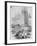 View of the Washington Monument as it Now Appears Illustration-null-Framed Giclee Print