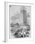 View of the Washington Monument as it Now Appears Illustration-null-Framed Giclee Print